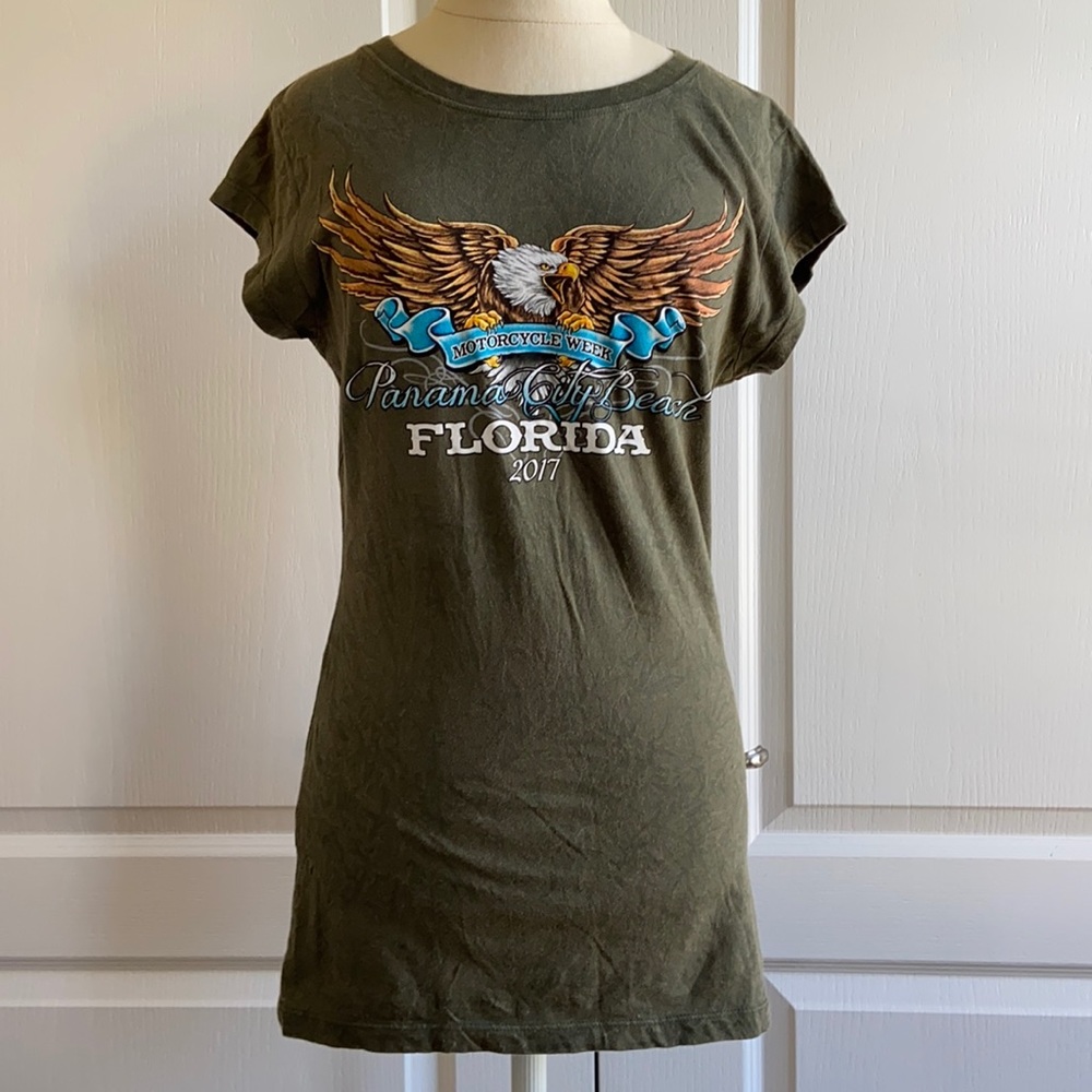 ☀️ 2 for 10 Motorcycle week Panama tee shirt